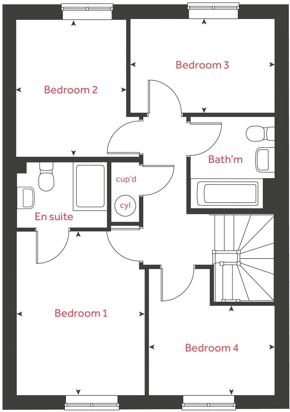 Bay View,View Road, Northam, Bideford, Devon, EX39 floorplan