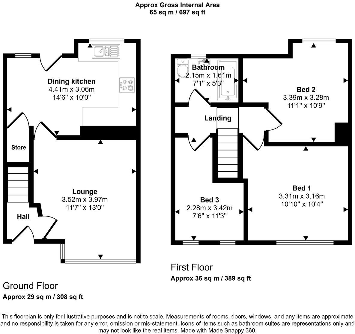 Pensarn Grove, South Reddish SK5 7LE floorplan