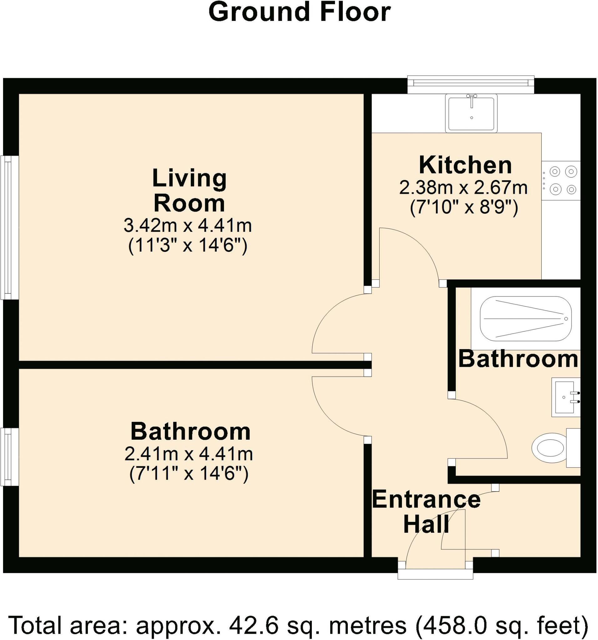 Wooburn Moor - Ground Floor floorplan