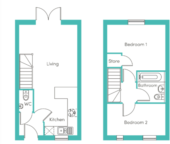 Stone Gallop, Cranbrook, EX5 floorplan