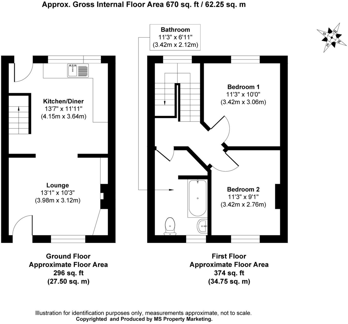 Poplar Street, Holgate, YO26 floorplan