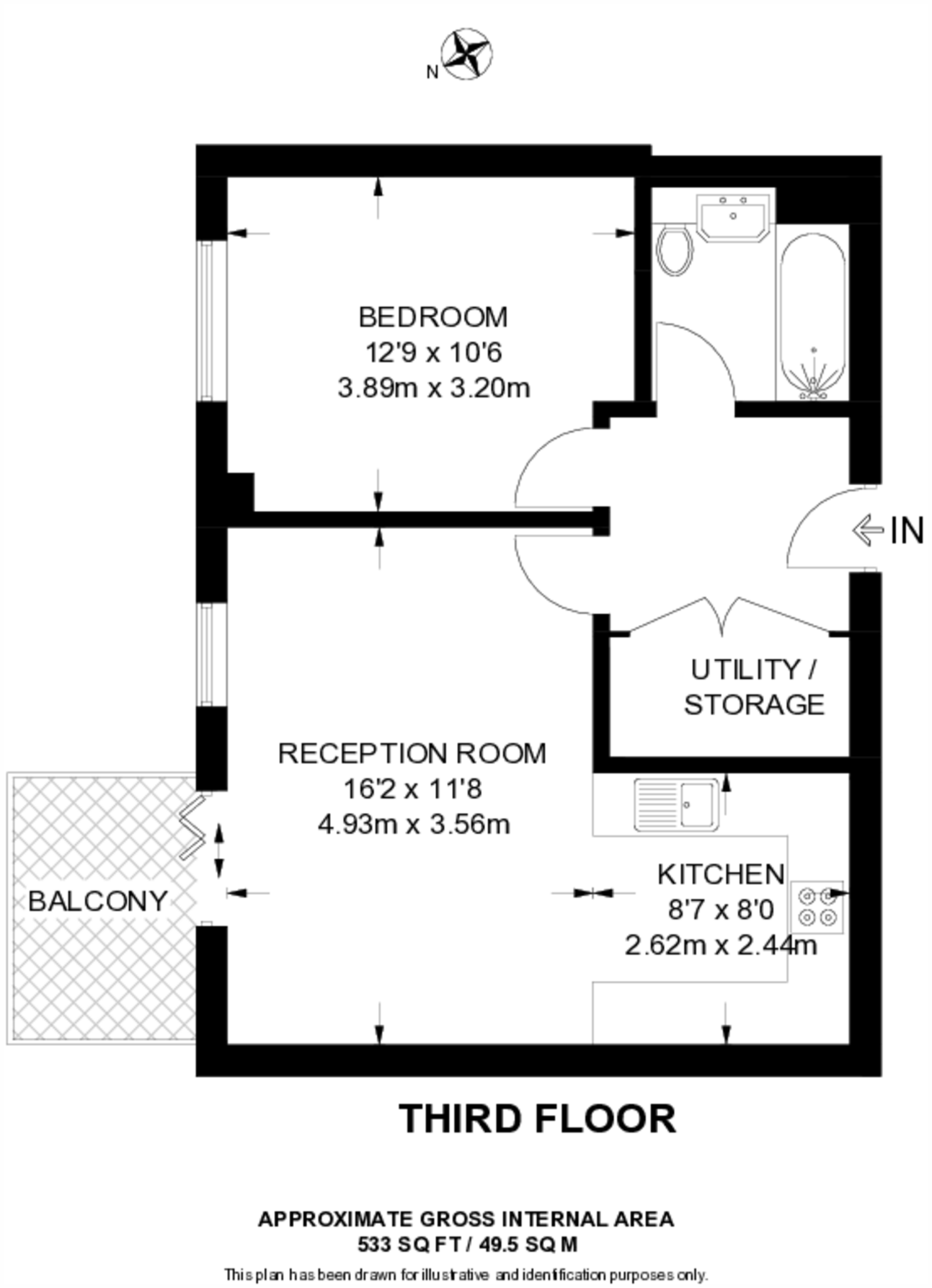 All Saints Road, Acton, London, W3 floorplan