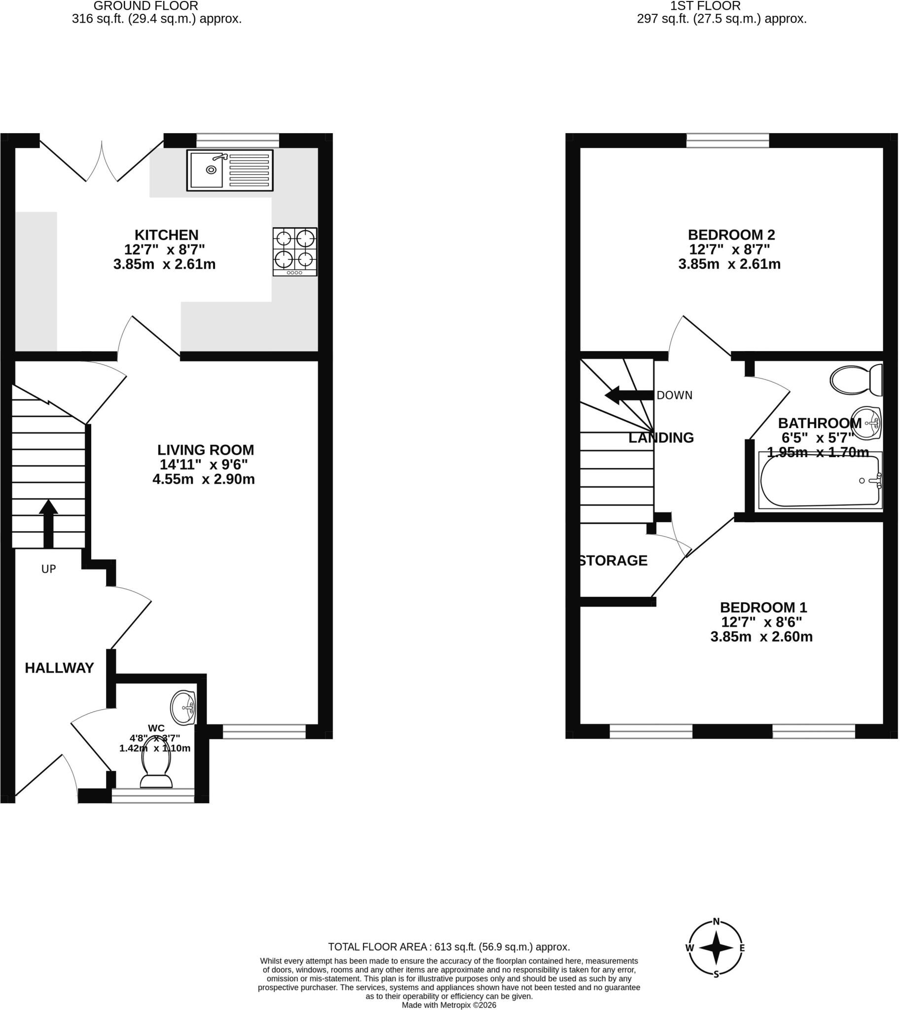 Fairway, Standish, Wigan floorplan