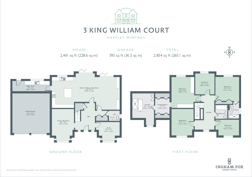 3, King William Court, Hartley Wintney,  Hampshire floorplan