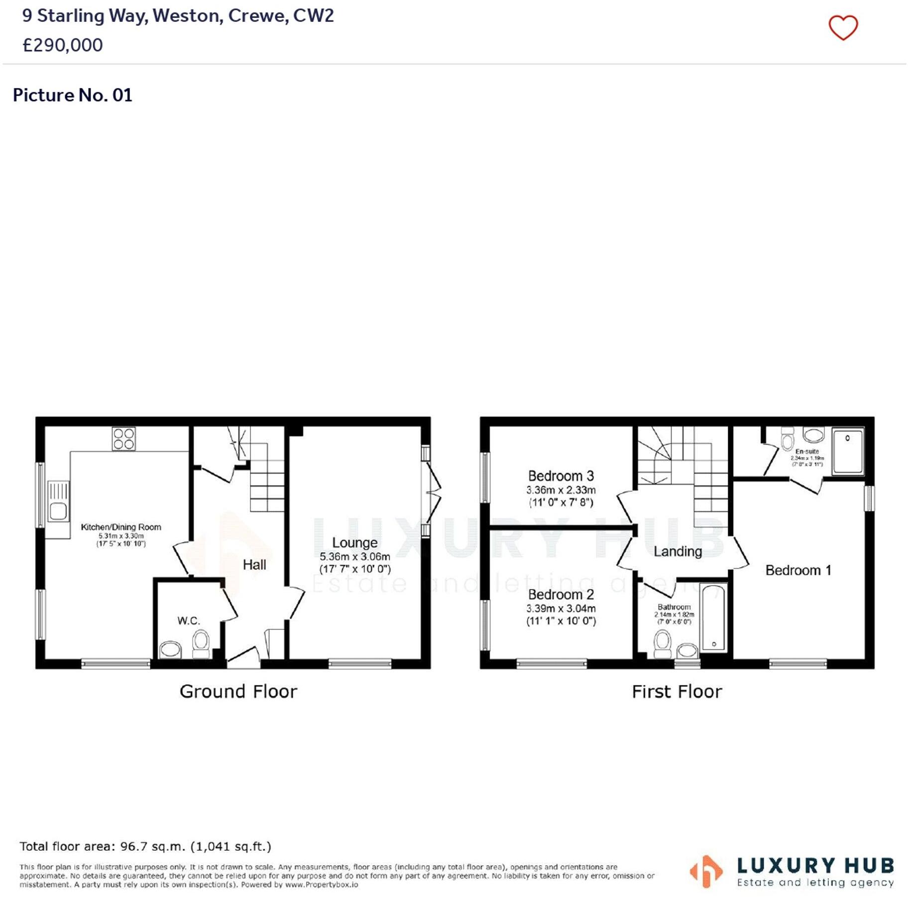 Starling Way, Weston, CW2 floorplan