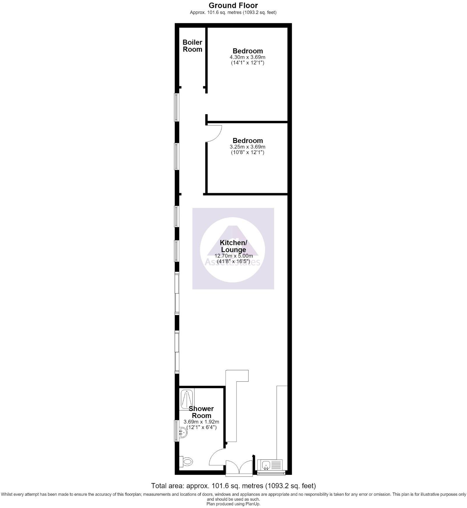 Hall Lane, Abertillery floorplan