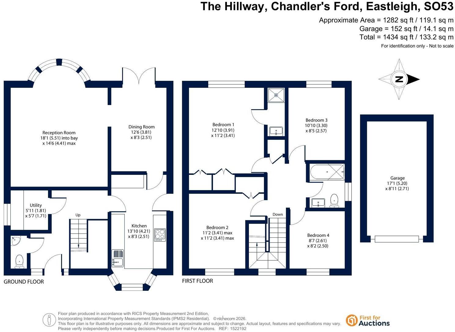 The Hillway, Chandler's Ford, Eastleigh floorplan