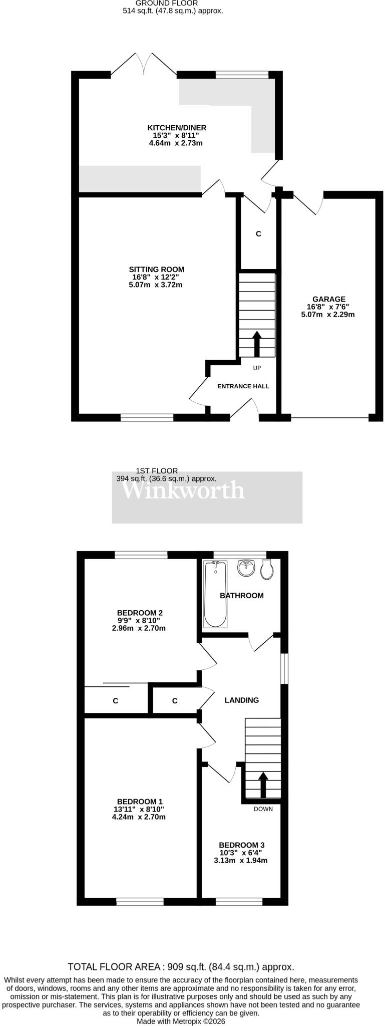Lark Rise, Mulbarton, Norwich, Norfolk, NR14 floorplan