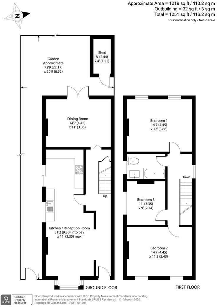 Cobham Road, Kingston Upon Thames floorplan