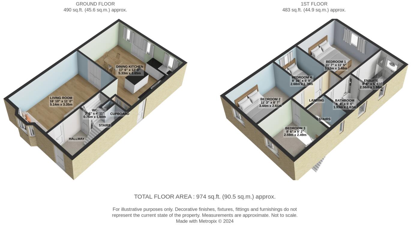 10, East Causeway Vale, Adel, Leeds. floorplan