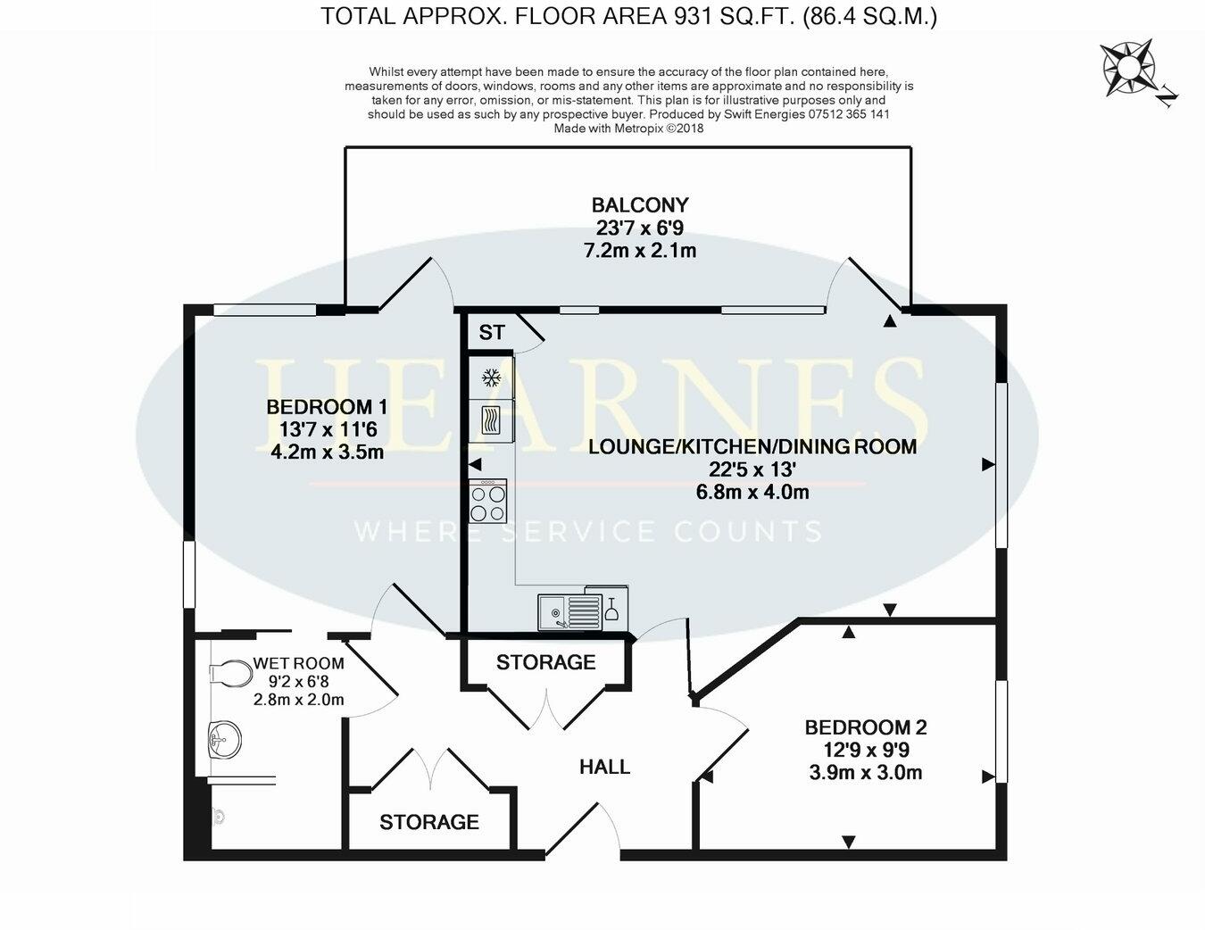 47 Parkstone Road, Poole, BH15 floorplan