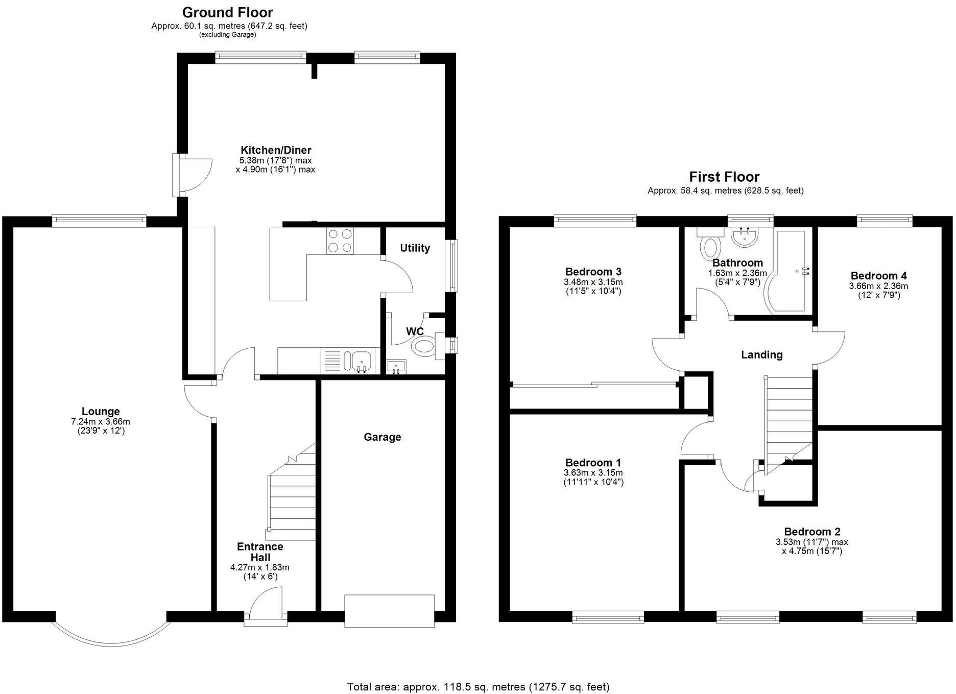 Orton Grove, Billingham, TS22 floorplan