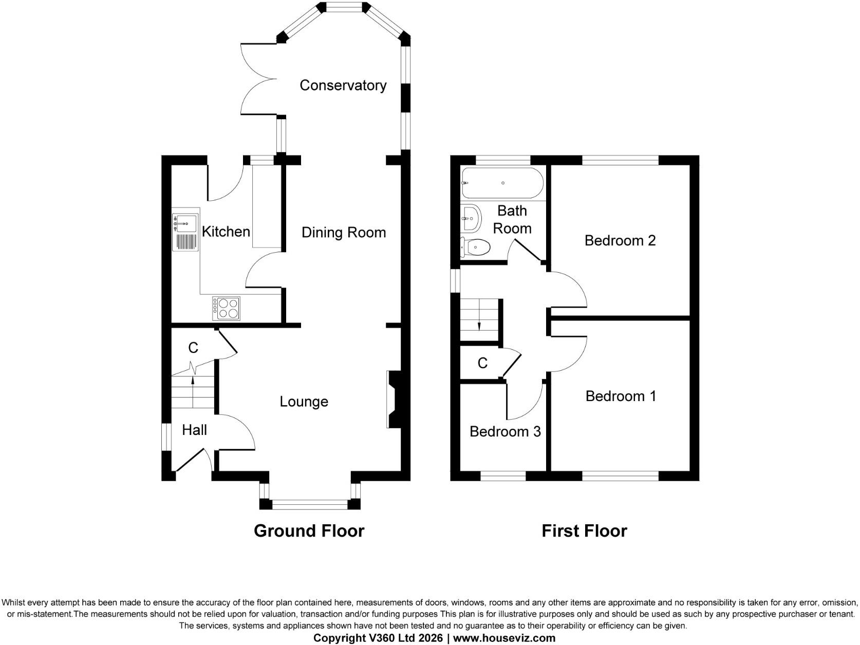 83 Caldercroft, Elland, West Yorkshire, HX5 9AY floorplan
