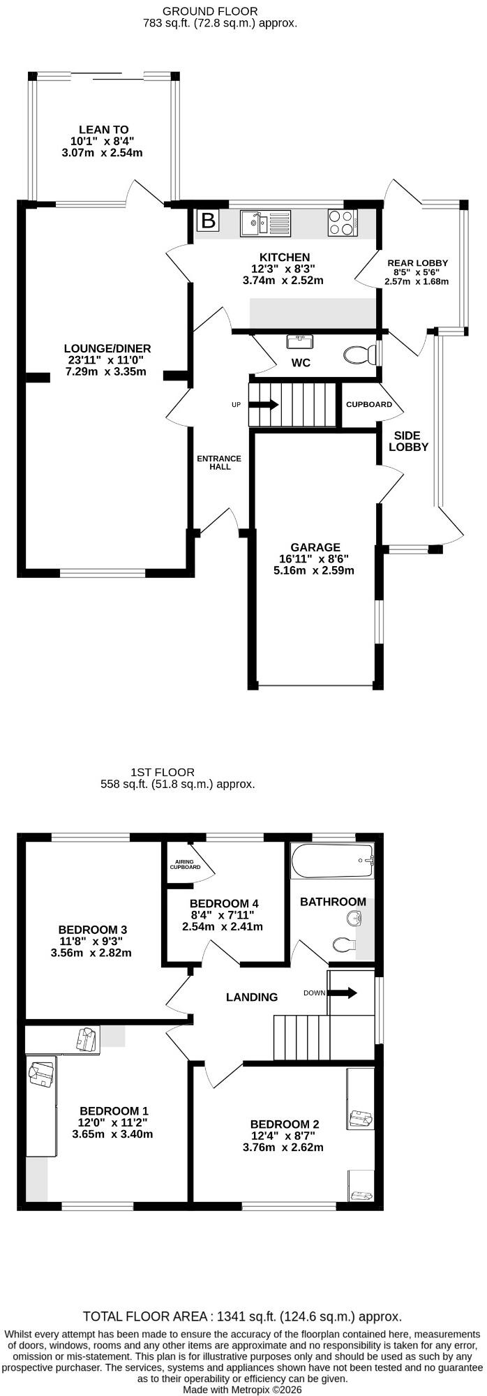 Bruce Close, Fareham floorplan