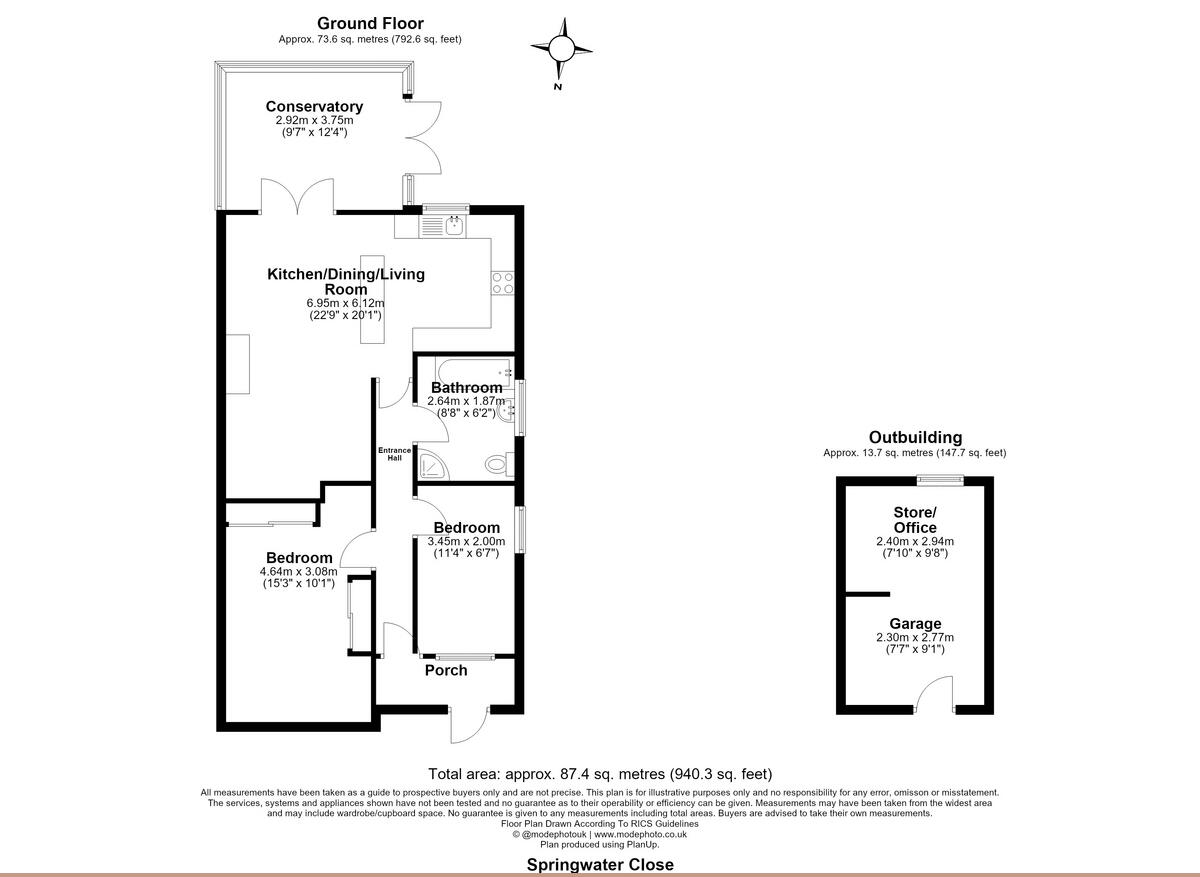Springwater Close, Leigh-on-sea, SS9 floorplan