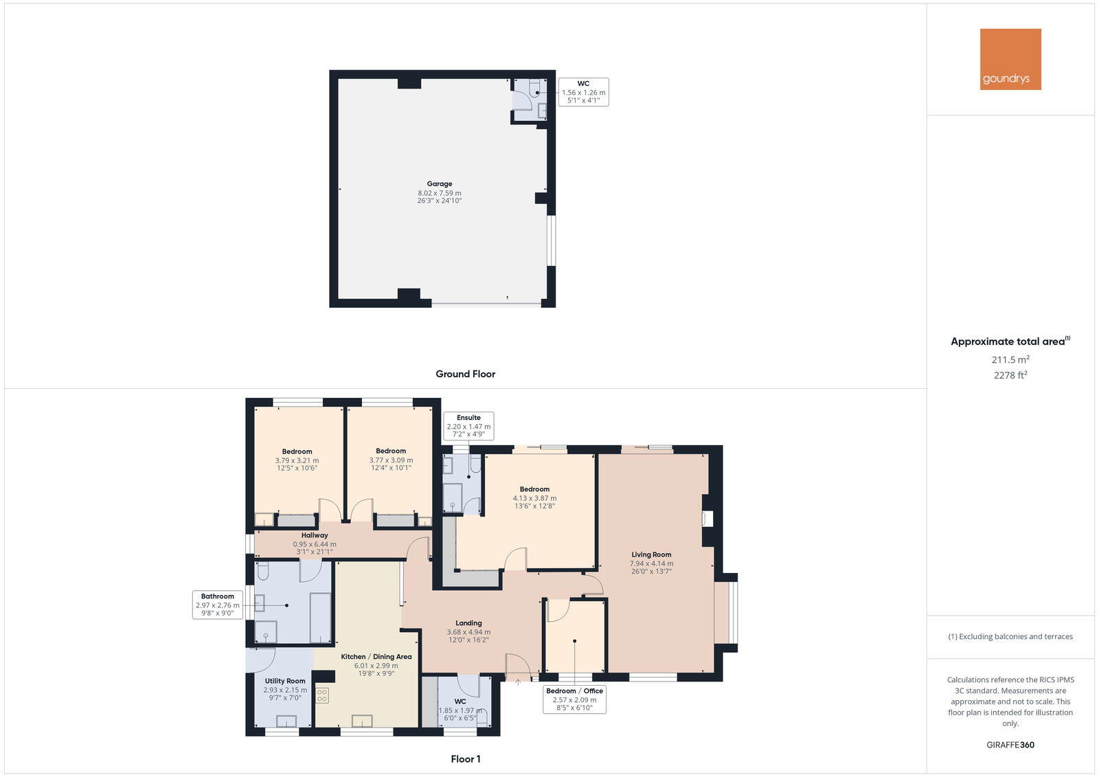 Polcoverack Lane, Coverack floorplan