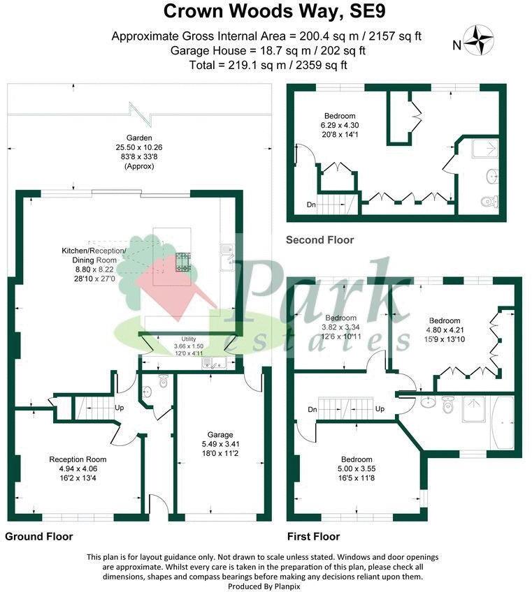 Crown Woods Way, London floorplan