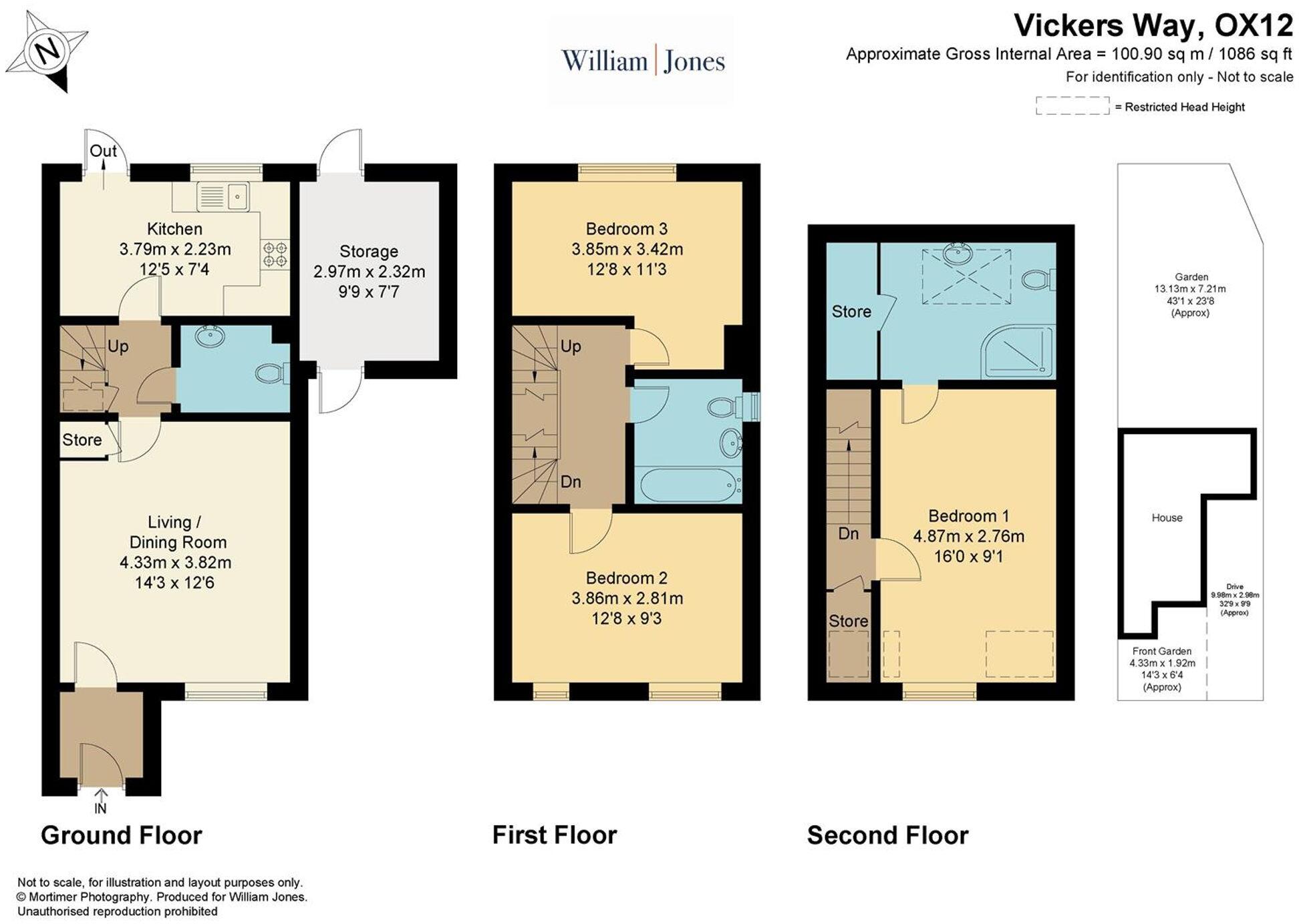 Vickers Way, Grove, OX12 floorplan