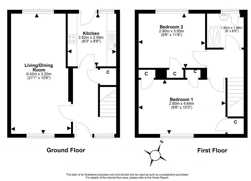 40 Kaimes View, Danderhall, EH22 1QZ floorplan