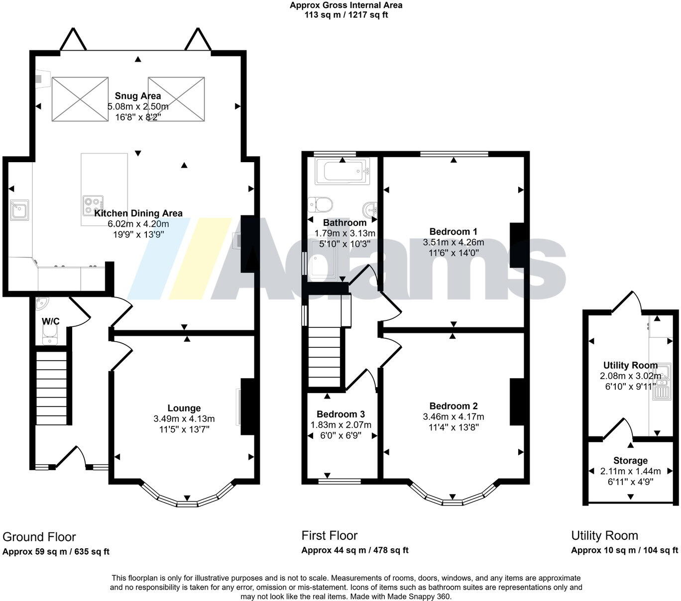 Stetchworth Rd, Walton WA4 floorplan