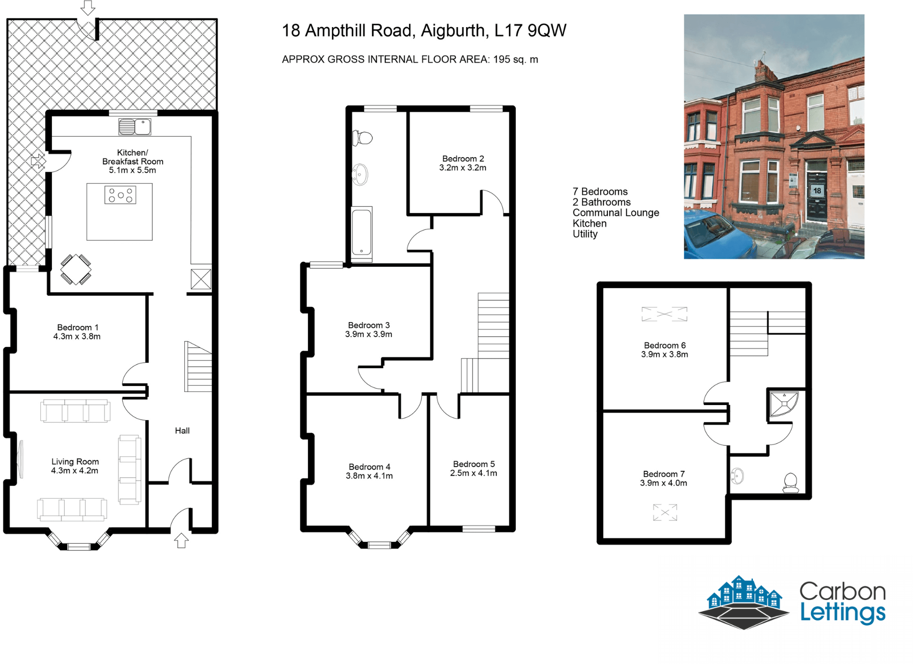 Ampthill Road, Liverpool, Merseyside, L17 floorplan