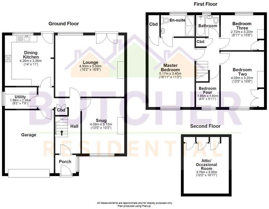 Heator Lane, Upper Cumberworth, Huddersfield floorplan