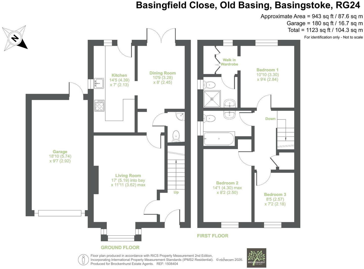 Basingfield Close, Old Basing floorplan