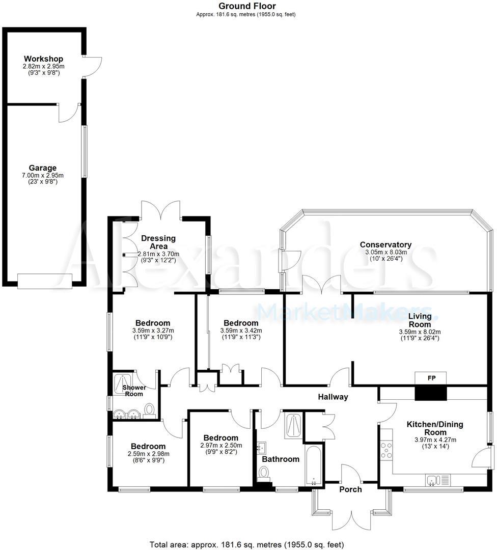 Great Lane, Frisby On The Wreake floorplan