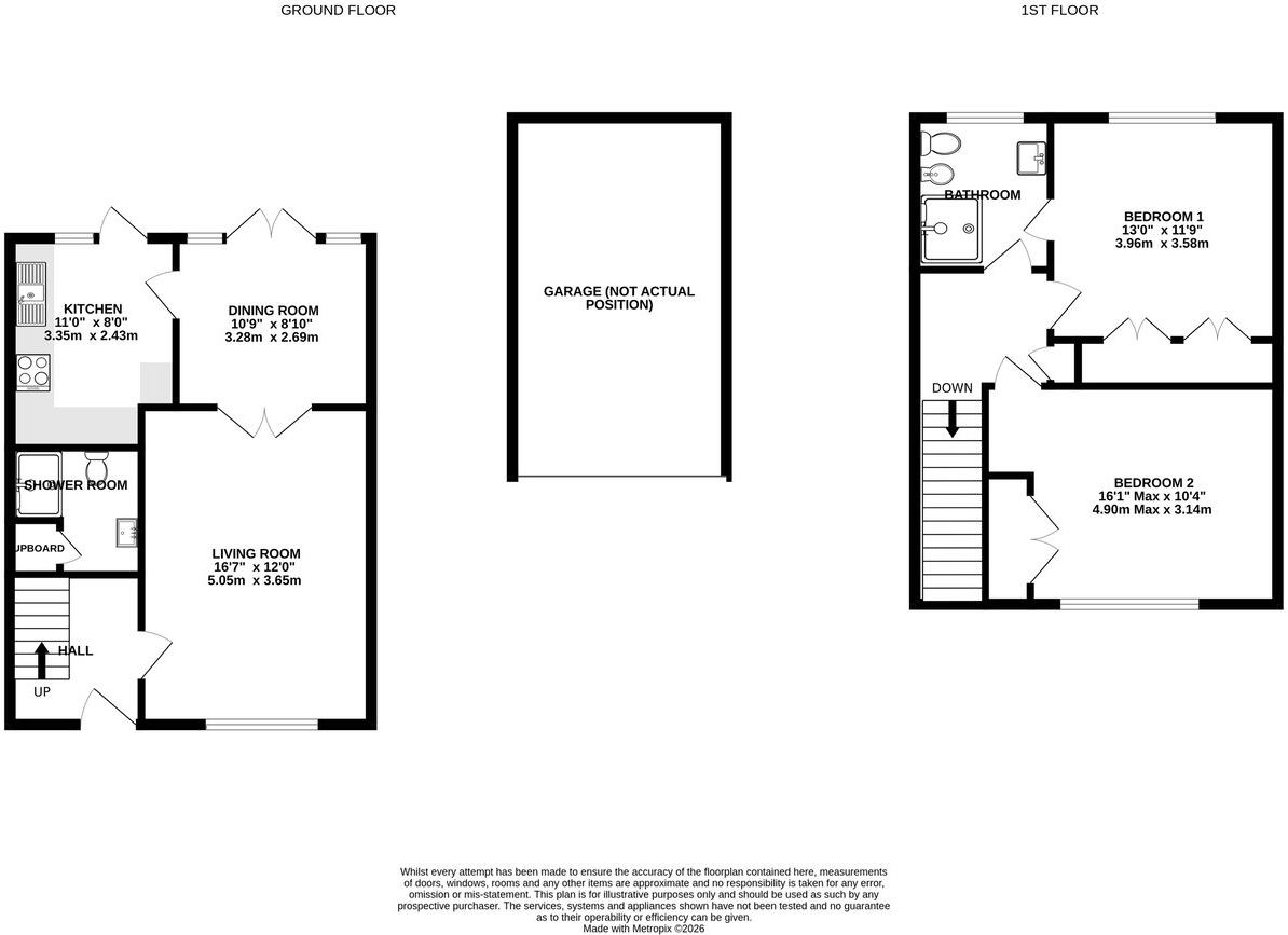 Mytchett, Camberley, GU16 floorplan