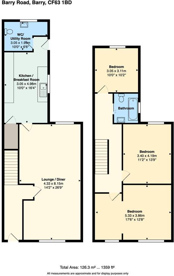 Barry Road, Barry floorplan