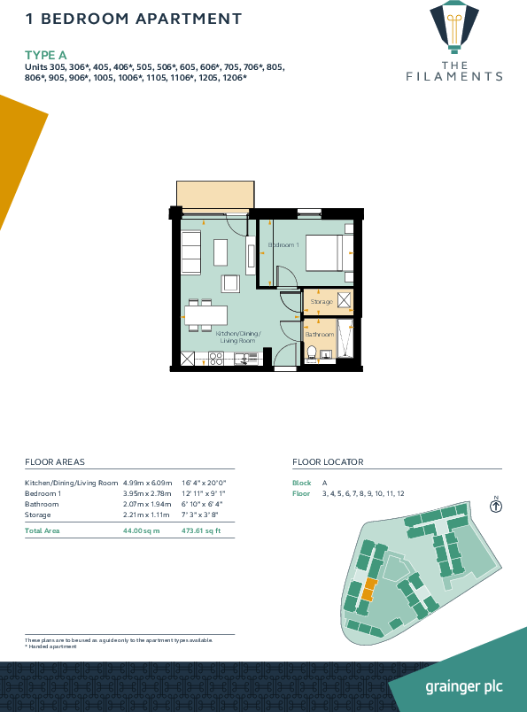 The Filaments, Salford Salford M3 floorplan