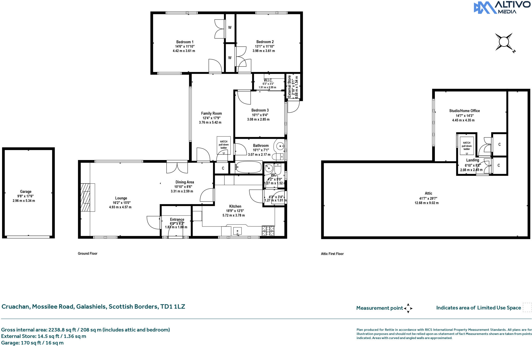 Mossilee Road, Galashiels, Scottish Borders floorplan