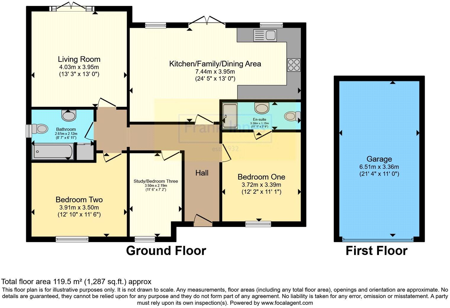 Willow Woods Close, Newbold Coleorton, Coalville, Leicestershire, LE67 floorplan