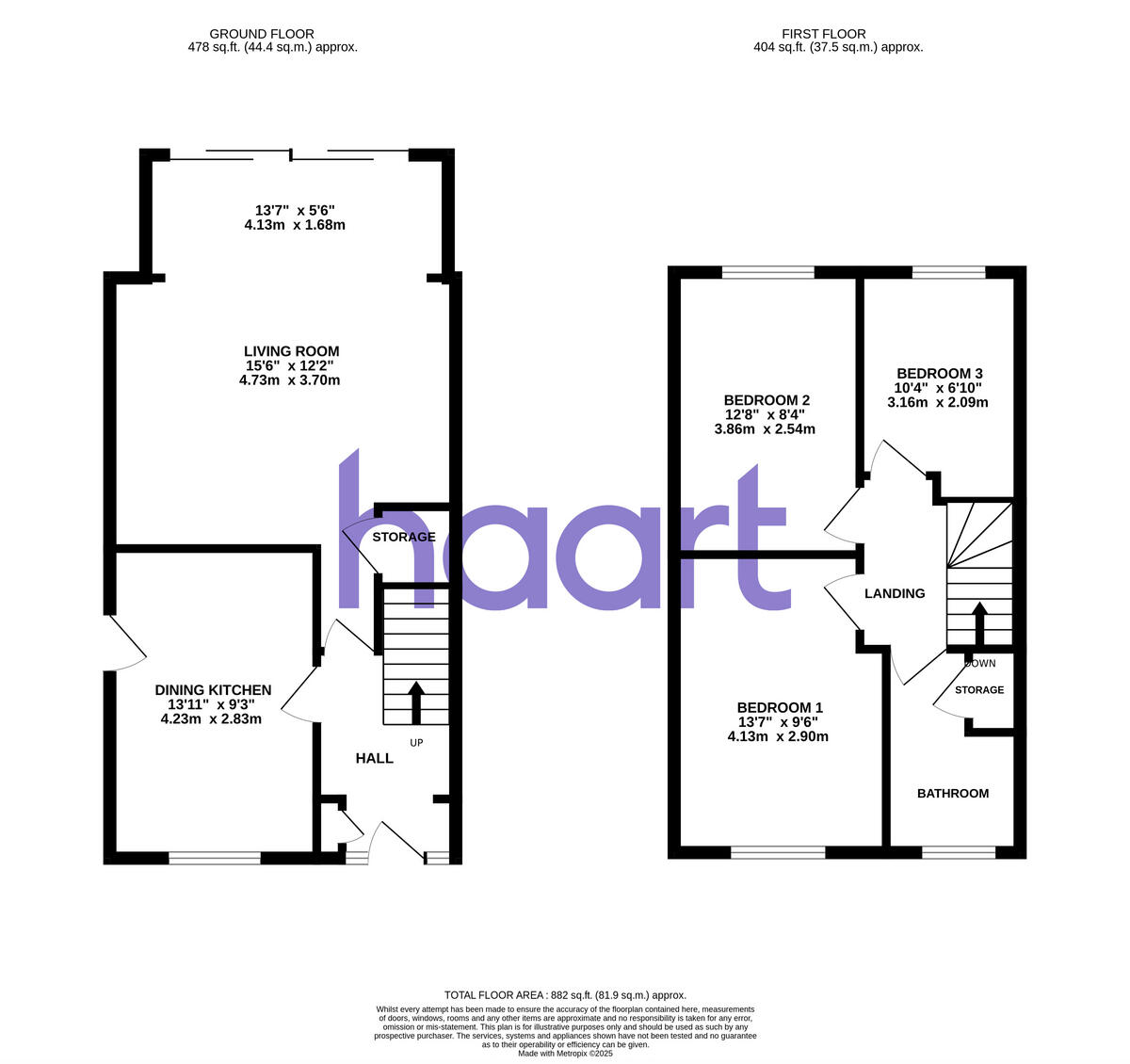 Westside Drive, Bartley Green floorplan