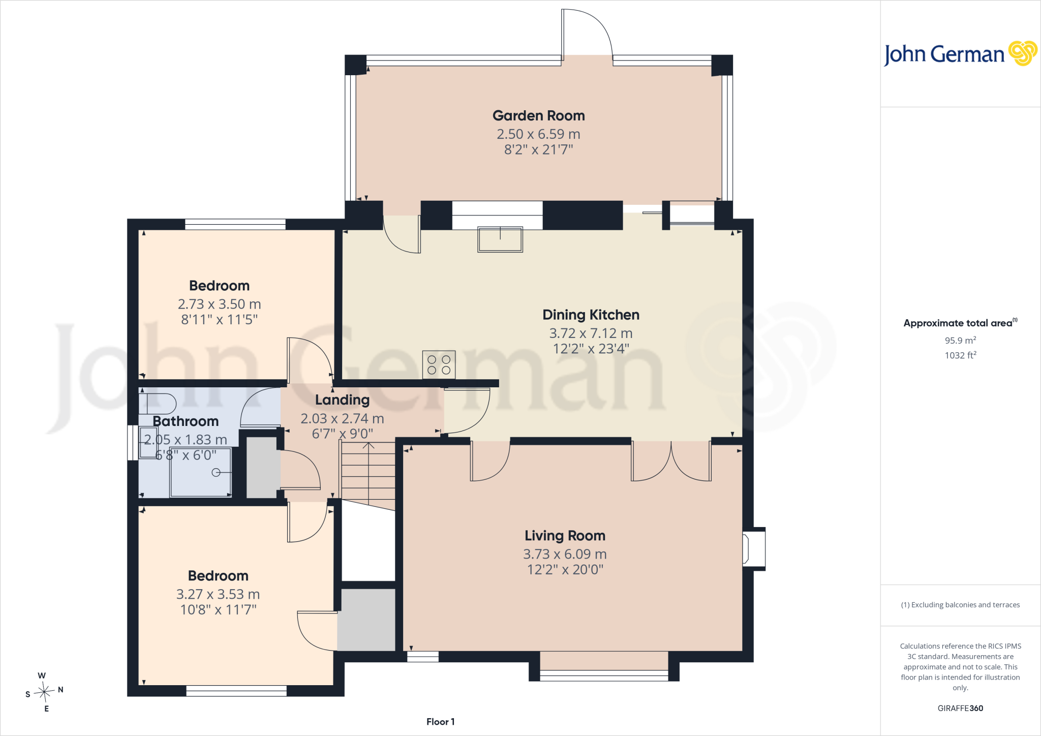 Woodlands, Wirksworth floorplan
