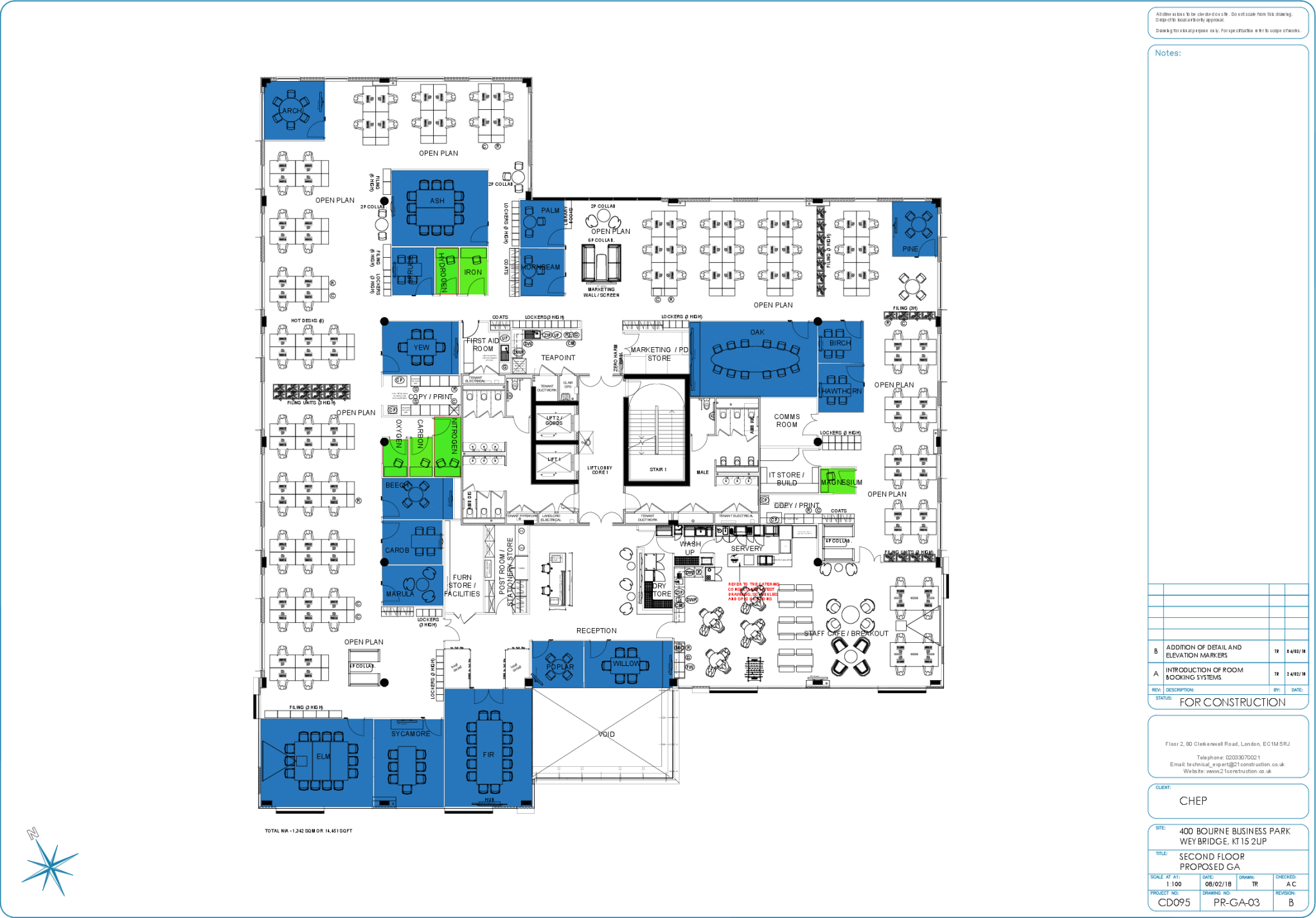 2nd floor - floor plan