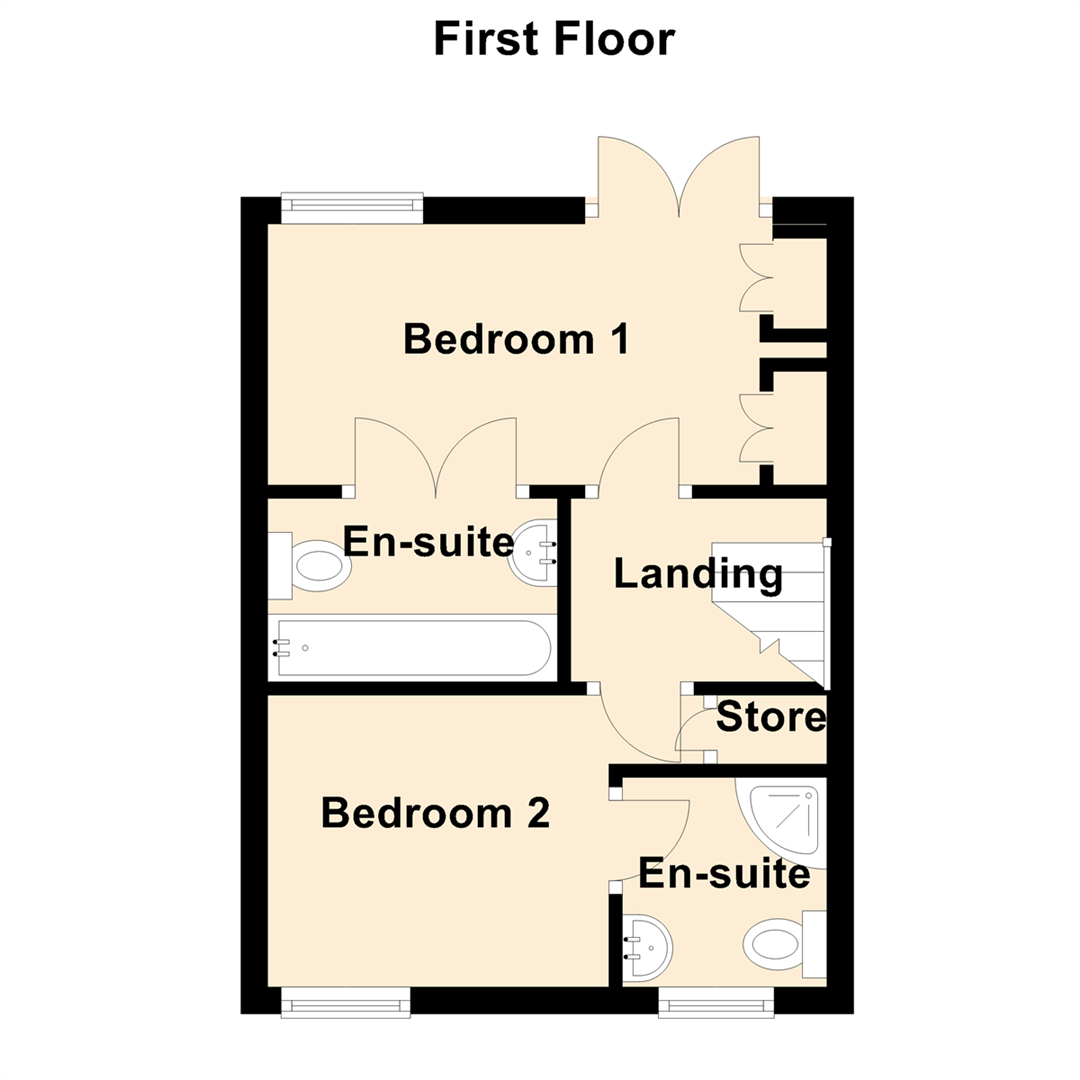 Maybury Villas, Longbenton floorplan
