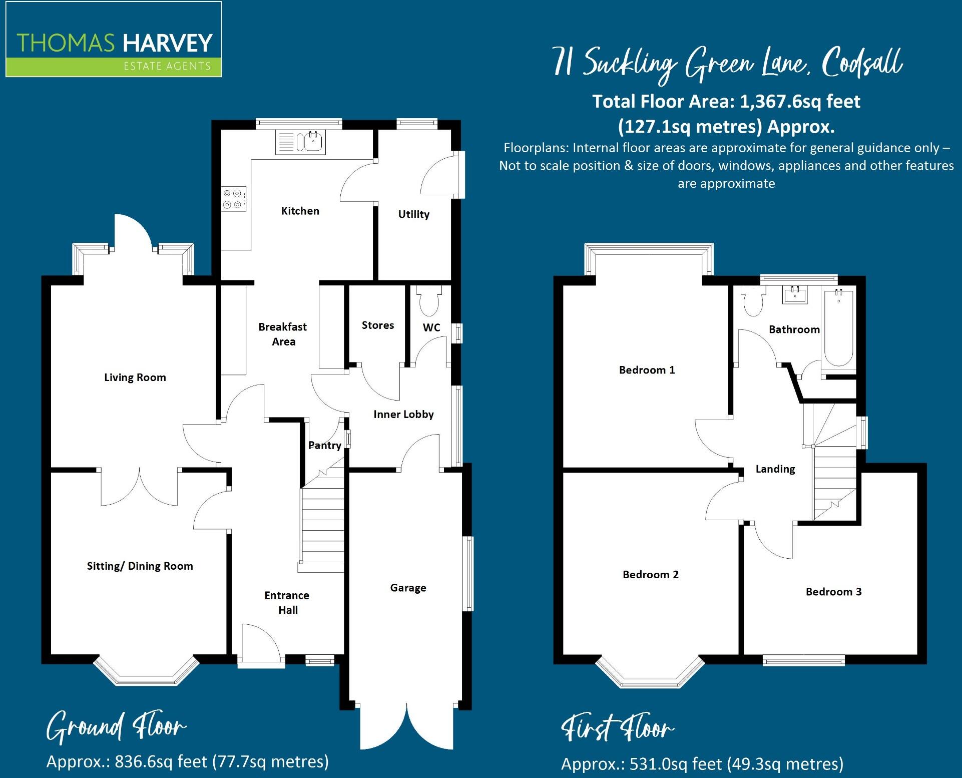 Suckling Green Lane, Codsall, Wolverhampton, WV8 floorplan