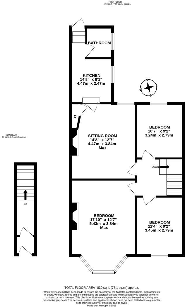 Bayswater Road, Jesmond, Newcastle upon Tyne floorplan