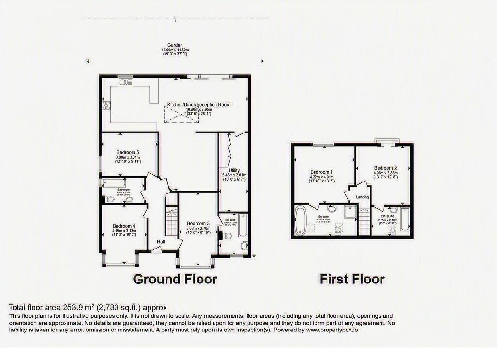 Donnington Road, Worcester Park, KT4 8EN floorplan