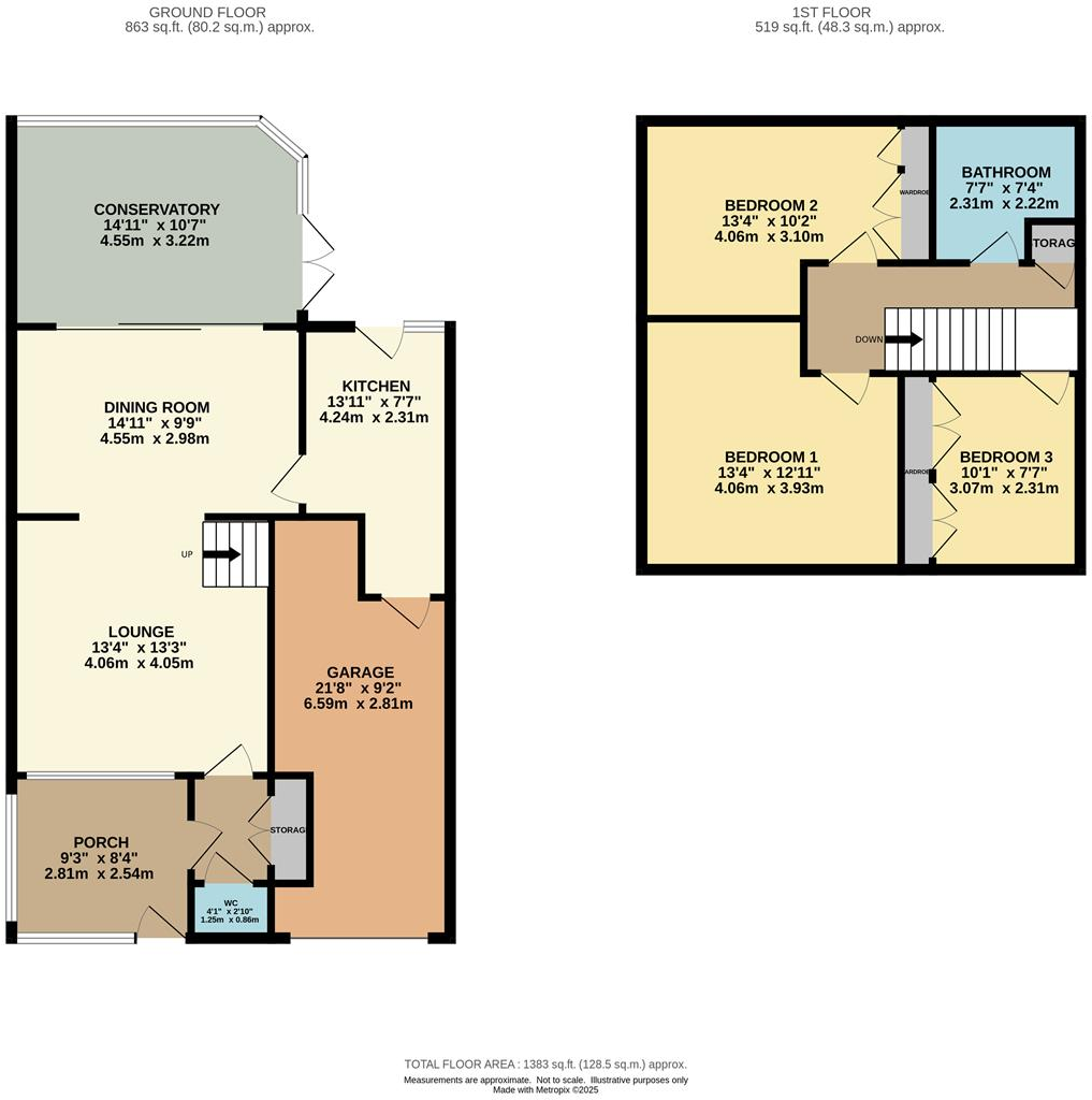 Kirklands, Sale floorplan