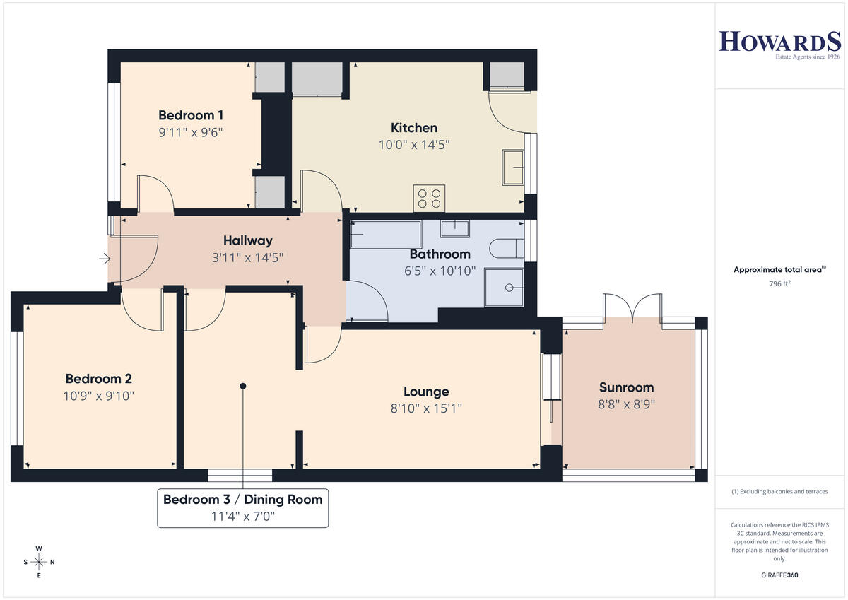 Colville Road, Lowestoft floorplan