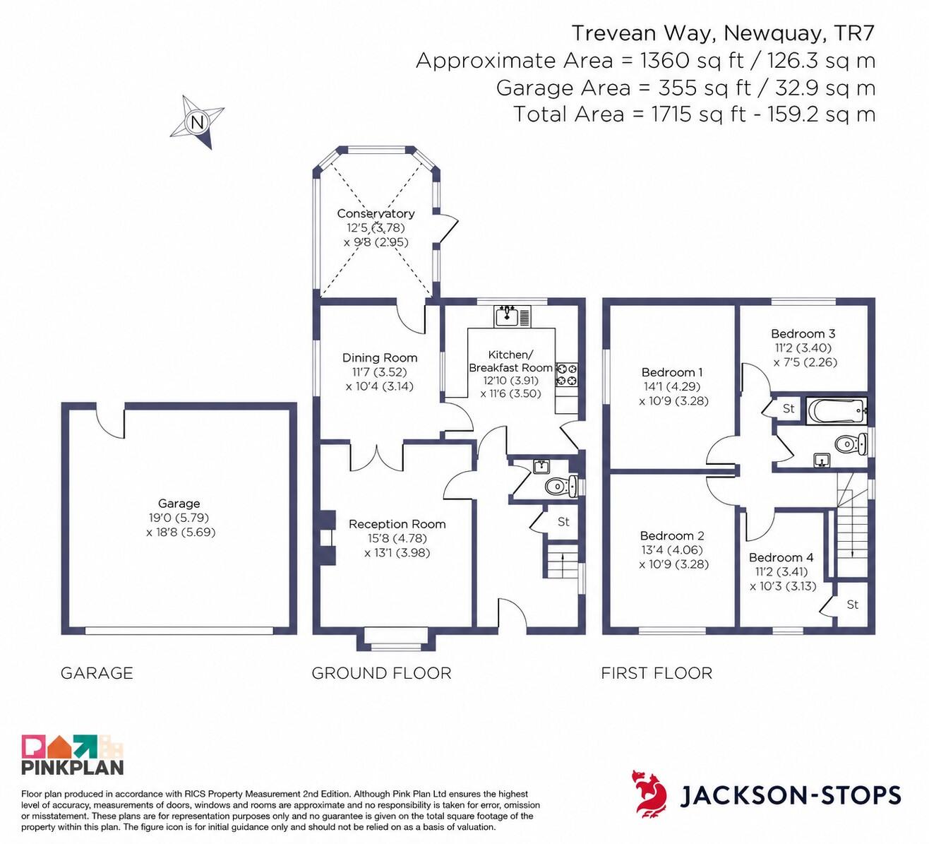 6, Trevean Way, Newquay, Cornwall, TR7 floorplan