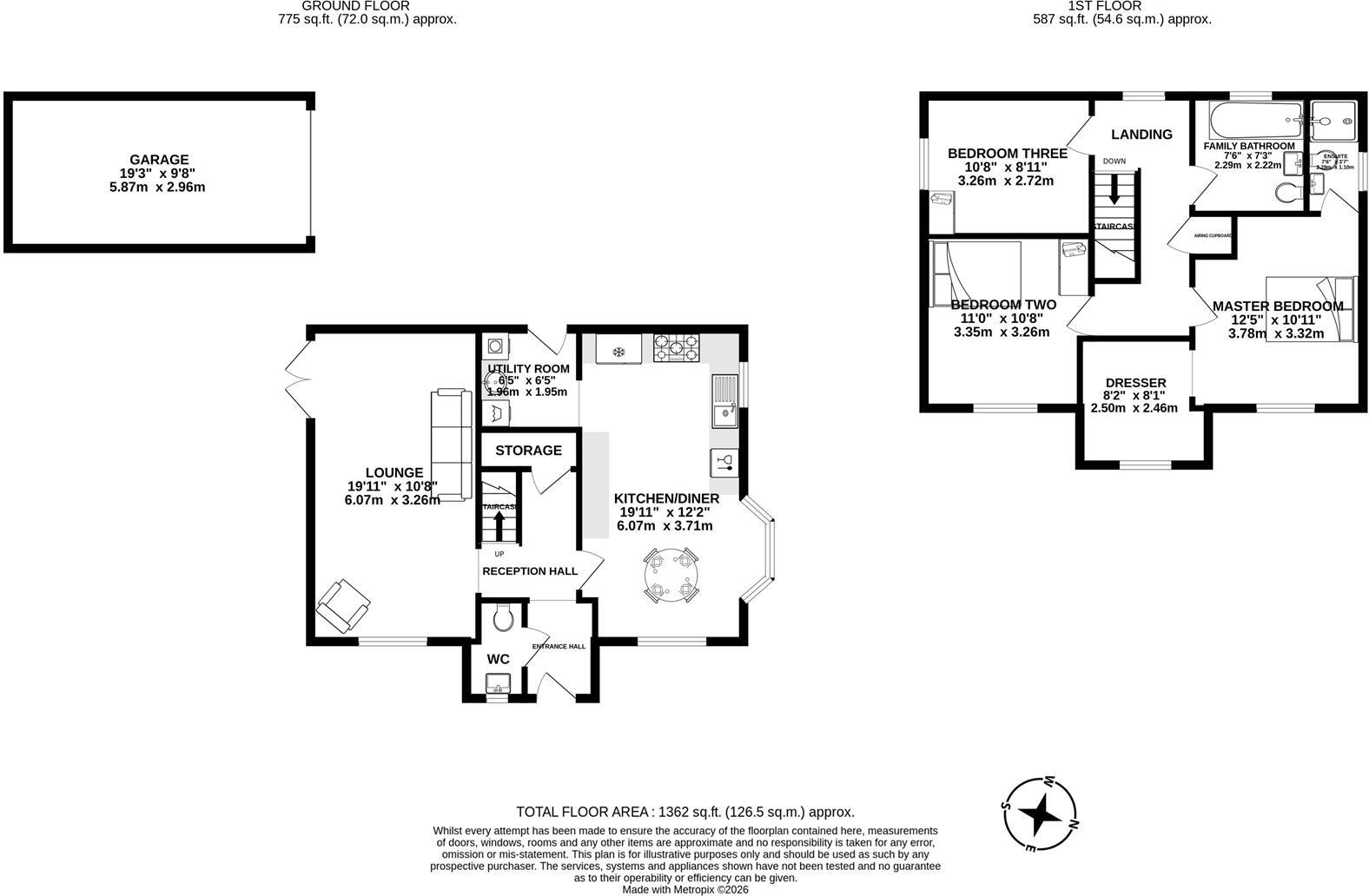 Shaw Green Crescent, Euxton, Chorley floorplan