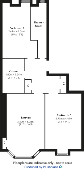 Newton Street, Greenock floorplan
