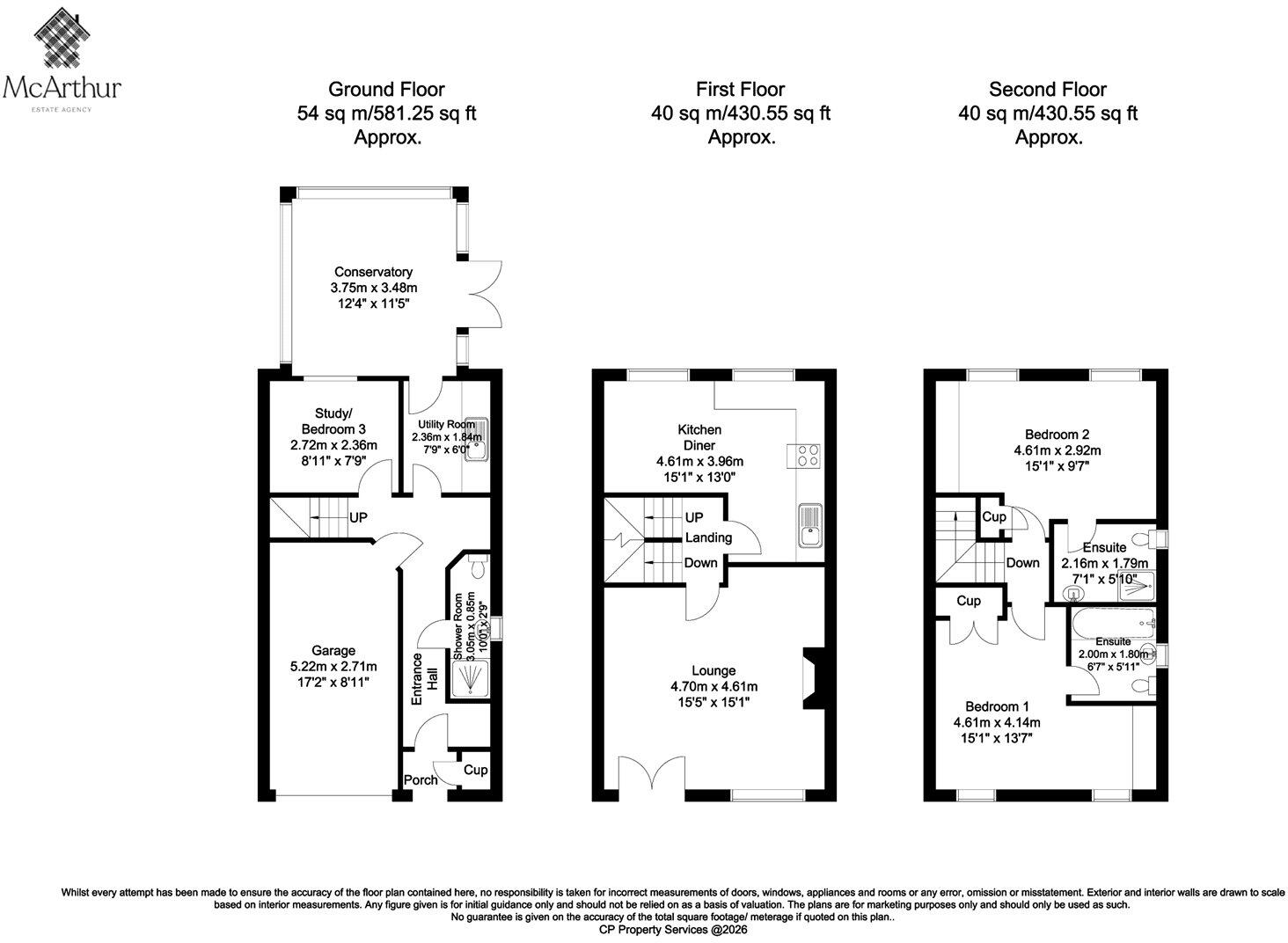 Coniston Drive, Balby, Doncaster, South Yorkshire, DN4 floorplan