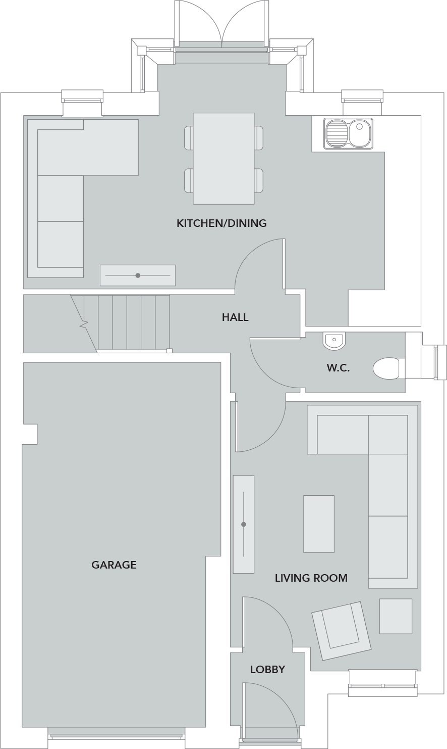 The Glen at Towerburn View (Wynyard Homes), Alnwick, NE66 2XN floorplan