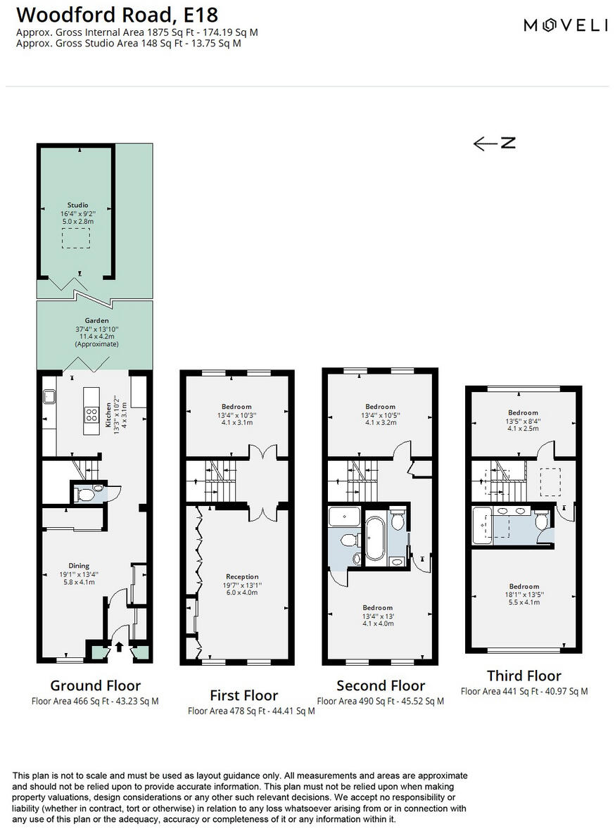 Woodford Road, London, E18 floorplan