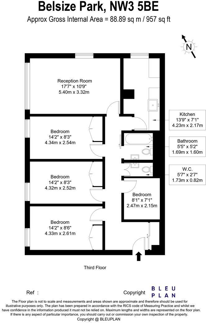 Adelaide Road, London floorplan
