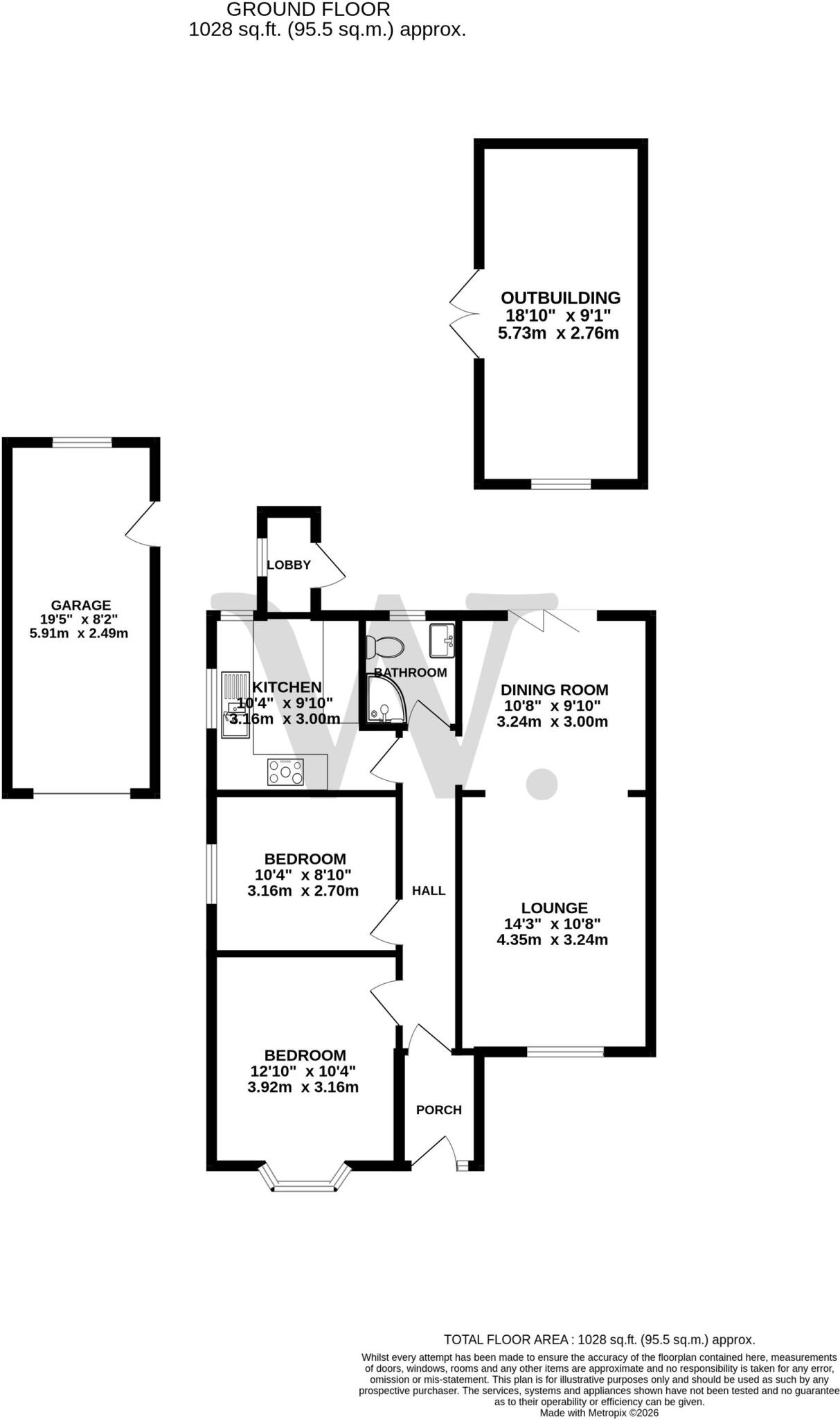 Lone Barn Road, Norwich, NR7 floorplan
